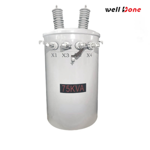Transformateur mont&eacute; sur poteau monophas&eacute; 37,5 KVA